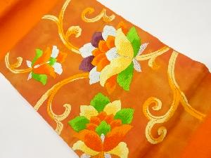 花唐草模様織出し名古屋帯